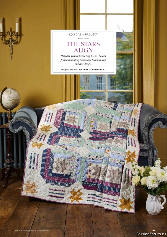 Коллекция проектов для рукодельниц в журнале «Todays Quilter №135 2025»