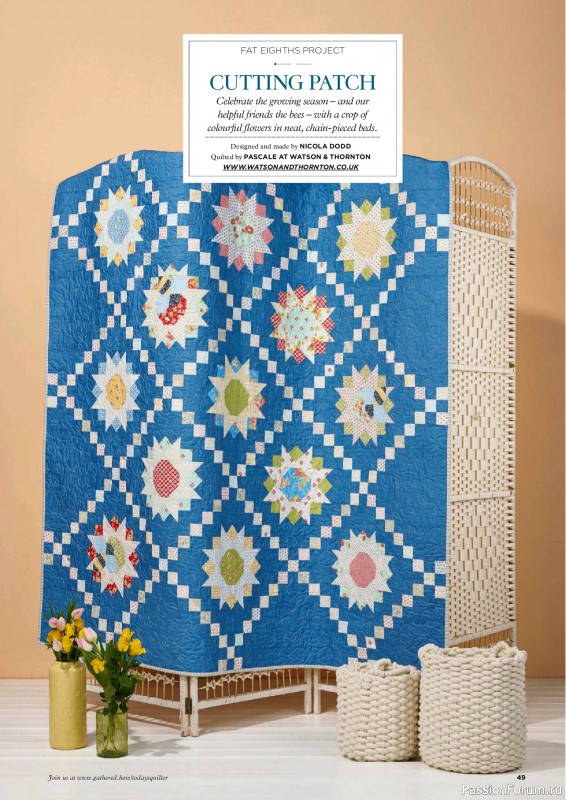 Коллекция проектов для рукодельниц в журнале «Todays Quilter №137 2025»