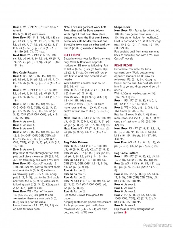 Вязаные модели спицами в журнале «Australian Knitting Vol.18 №2 2026»