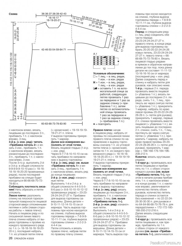 Вязаные модели в журнале «Creazion №4 2025»