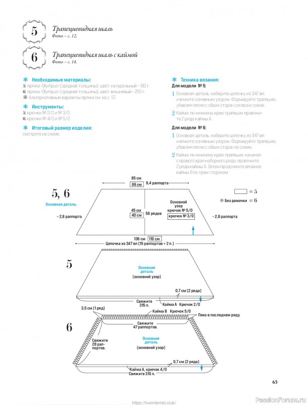 Вязаные проекты для детей в книге &laquo;Японские шали и палантины&raquo;.