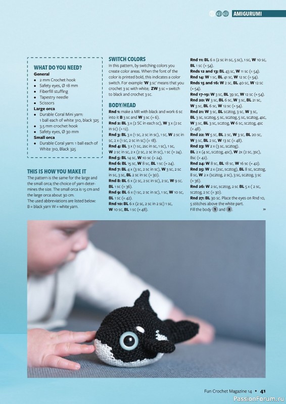 Вязаные проекты крючком в журнале «Fun Crochet Magazine №14 2023»