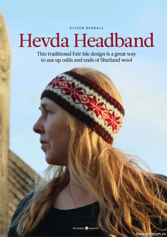 Вязаные проекты спицами в журнале &laquo;The Knitter №223 2025&raquo;