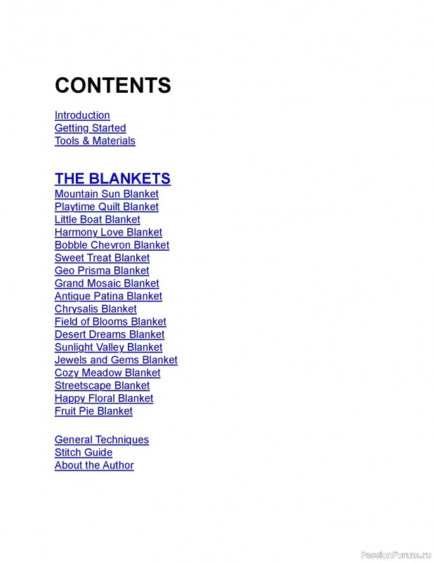 Вязаные проекты в книге «Crochet Modular Blankets»