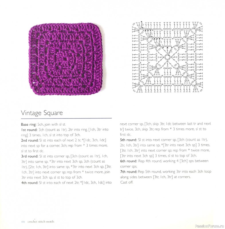 Вязаные проекты в книге &laquo;Crochet Stitch Motifs&raquo;.