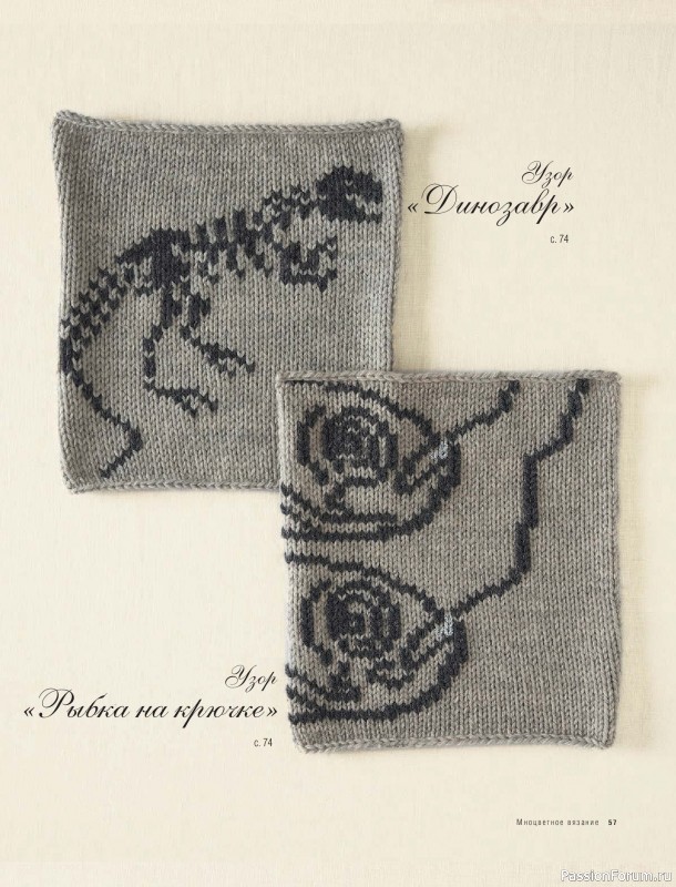 Вязаные проекты в книге &laquo;Модульное вязание на спицах&raquo;.