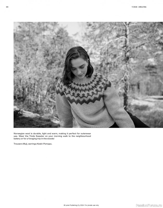 Вязаные проекты в журнале &laquo;Laine Nordic Knits 2024&raquo;. Продолжение