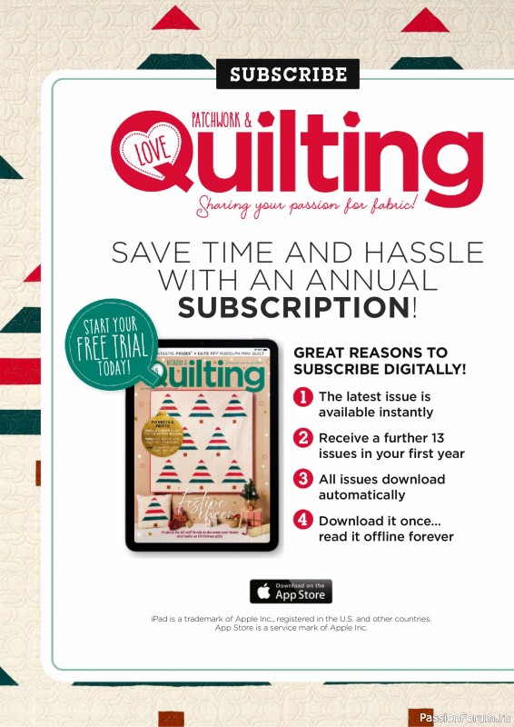 Коллекция проектов для рукодельниц в журнале «Love Patchwork & Quilting №156 2025»