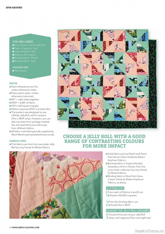 Коллекция проектов для рукодельниц в журнале &laquo;Love Patchwork & Quilting №166 2026&raquo;