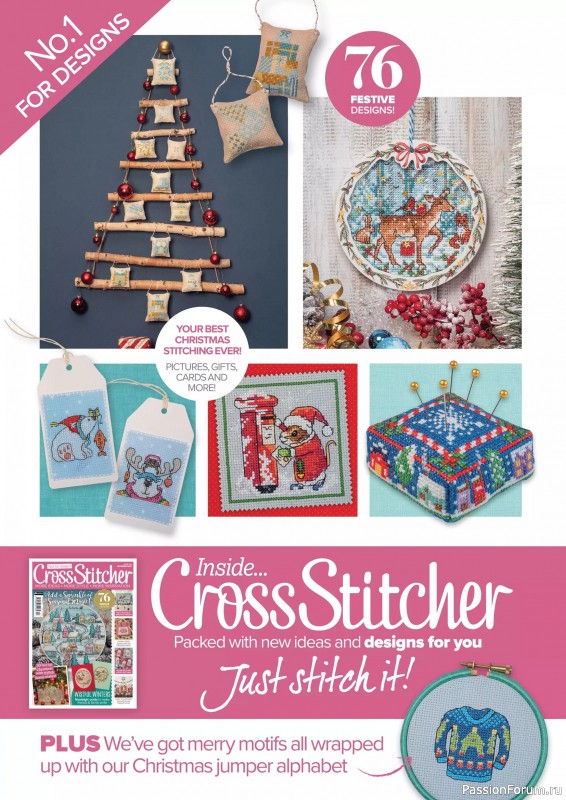 Коллекция вышивки в журнале «CrossStitcher №429 2025»