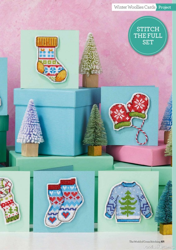 Коллекция вышивки в журнале «The World of Cross Stitching Special №366 2025»