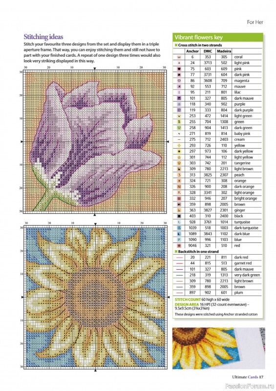 Коллекция вышивки в журнале «Ultimate CrossStitch – Cards 2026»