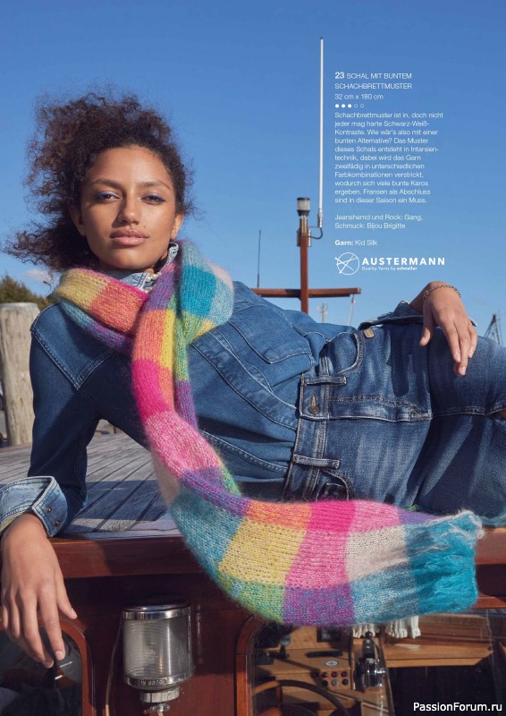 Вязаные модели в журнале «Burda Stricken №1 2025»