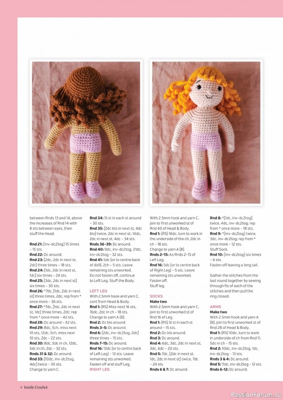 Вязаные проекты крючком в журнале «Inside Crochet №183 2025»