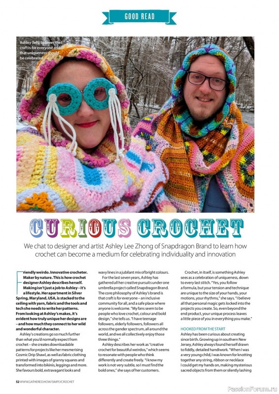 Вязаные проекты крючком в журнале «Simply Crochet №131 2022»