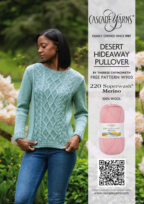Вязаные проекты спицами в журнале «The Knitter №228 2026»