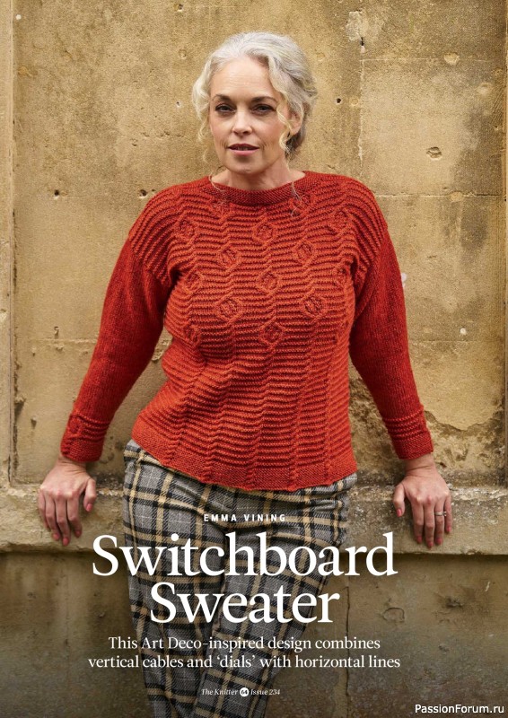 Вязаные проекты спицами в журнале &laquo;The Knitter №234 2026&raquo;