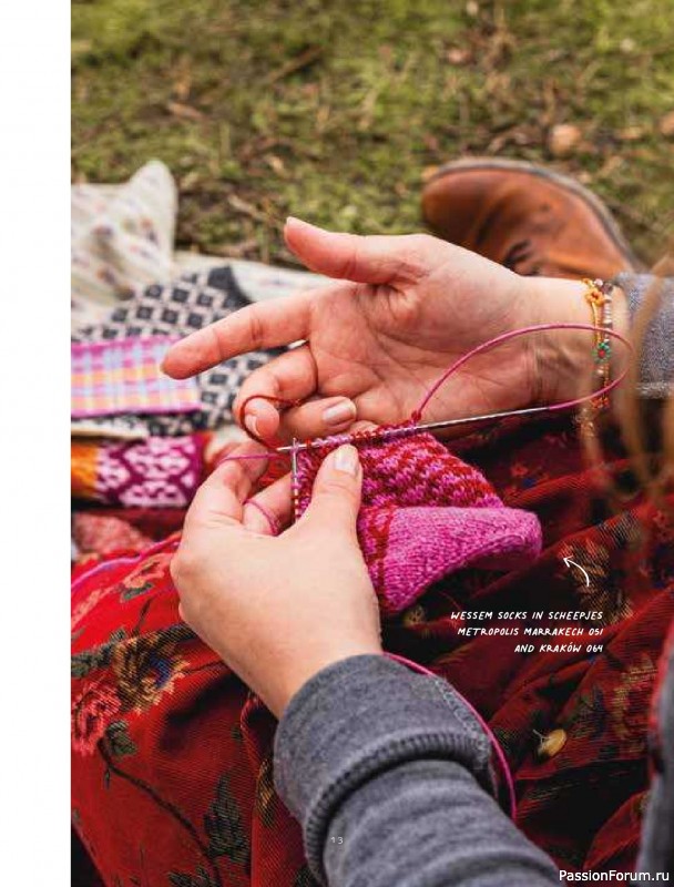 Вязаные проекты в книге &laquo;Colorwork Knitting from Head to Toe&raquo;.