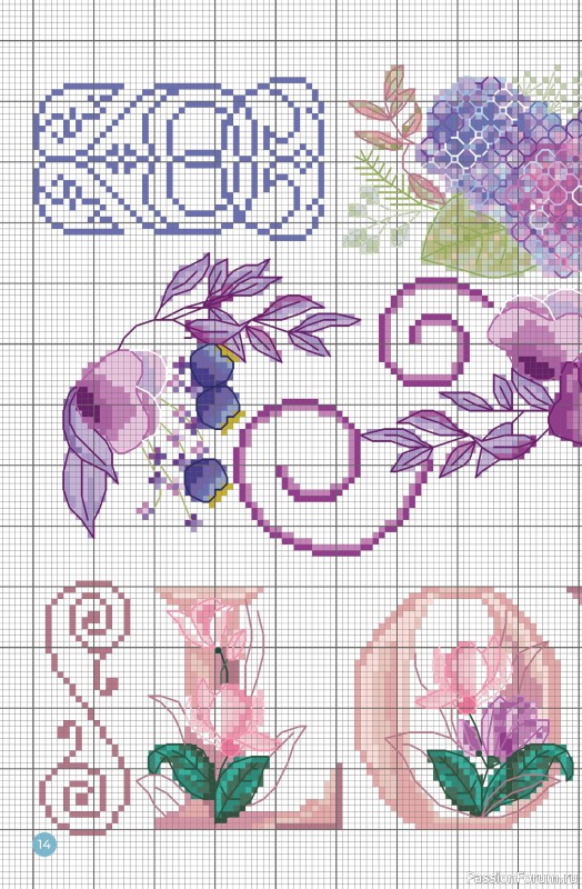 Коллекция проектов для рукодельниц в журнале &laquo;A Punto Croce Fiori - Marzo 2026&raquo;