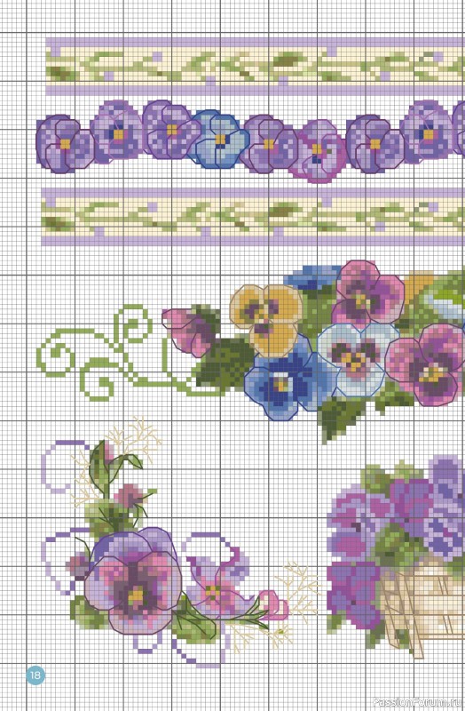 Коллекция проектов для рукодельниц в журнале &laquo;A Punto Croce Fiori - Marzo 2026&raquo;