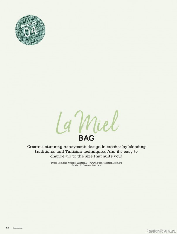 Коллекция проектов для рукодельниц в журнале «Australian Homespun - October-November 2025»
