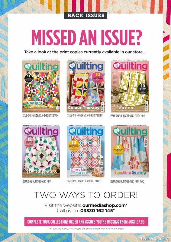 Коллекция проектов для рукодельниц в журнале «Love Patchwork & Quilting №153 2025»