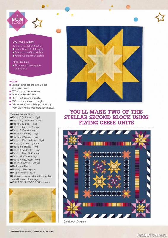 Коллекция проектов для рукодельниц в журнале &laquo;Love Patchwork & Quilting №158 2025&raquo;