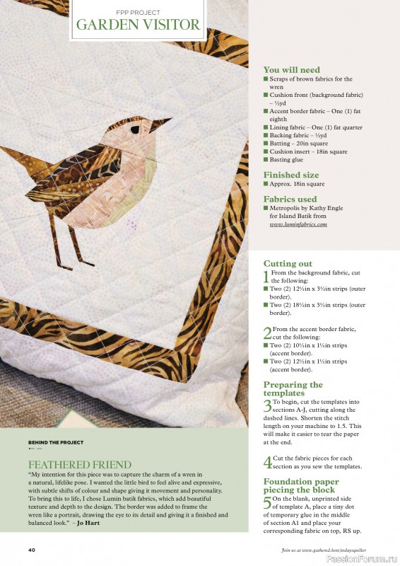 Коллекция проектов для рукодельниц в журнале &laquo;Todays Quilter №136 2026&raquo;