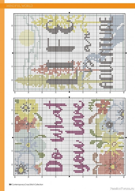 Коллекция вышивки в журнале «Contemporary Cross Stitch Collection 2022»