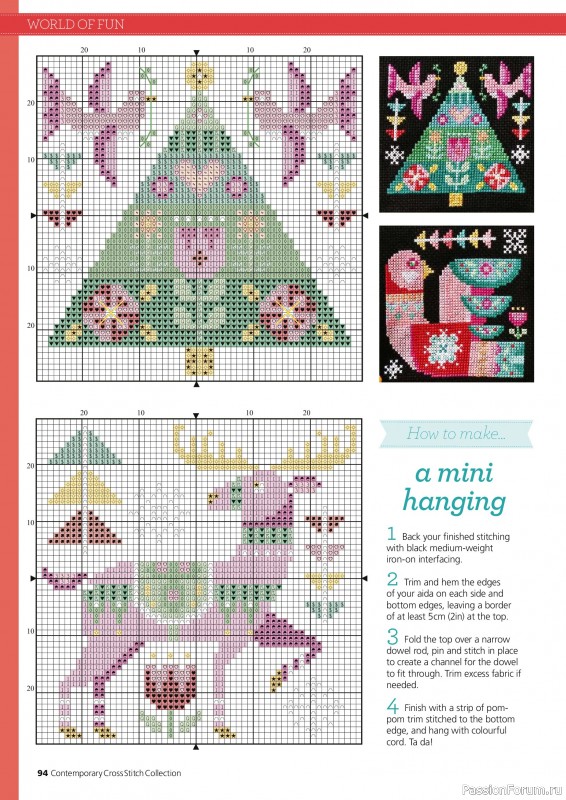 Коллекция вышивки в журнале «Ultimate CrossStitch Collection - Contemporary 2026»