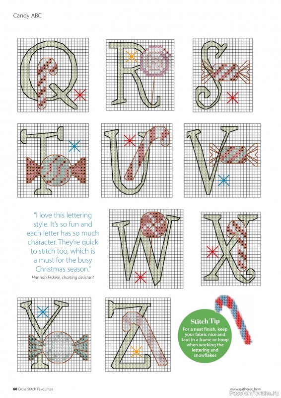 Коллекция вышивки в журнале «Cross Stitch Favourites - Christmas 2025»