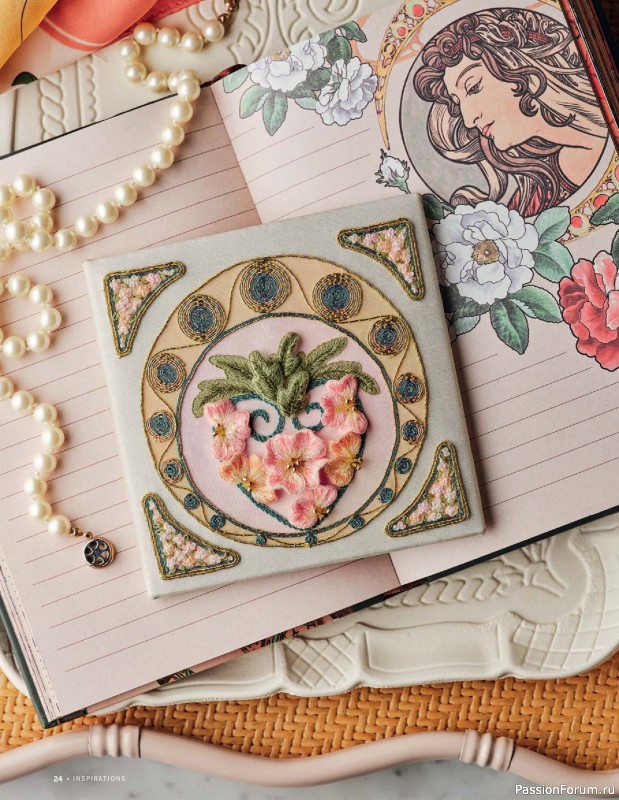 Коллекция вышивки в журнале &laquo;Inspirations №130 2026&raquo;