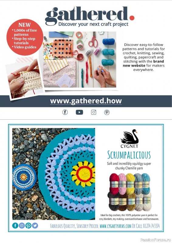Вязаные модели крючком в журнале «Simply Crochet №127 2022»