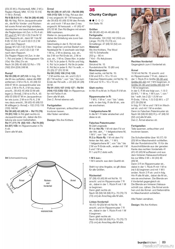 Вязаные модели в журнале «Burda Stricken №6 2023»