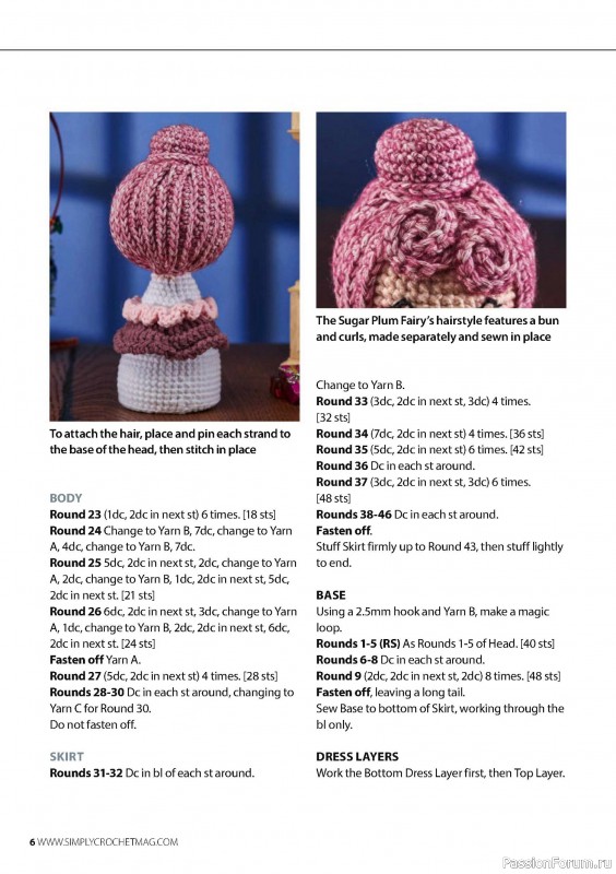 Вязаные проекты крючком в журнале «Simply Crochet №153 2024»