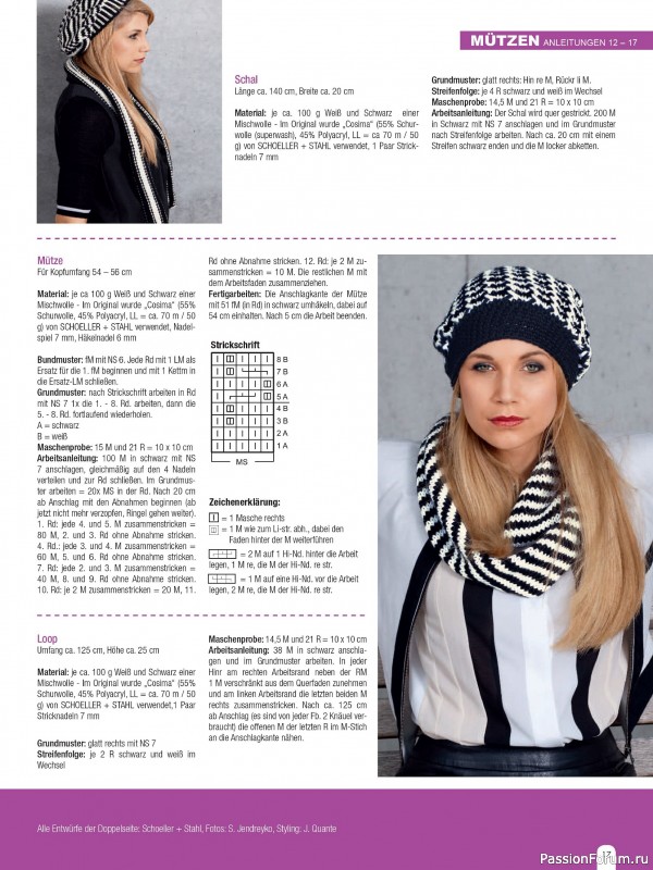 Вязаные проекты спицами в журнале «Hundert Seiten voller Ideen №4 2025»