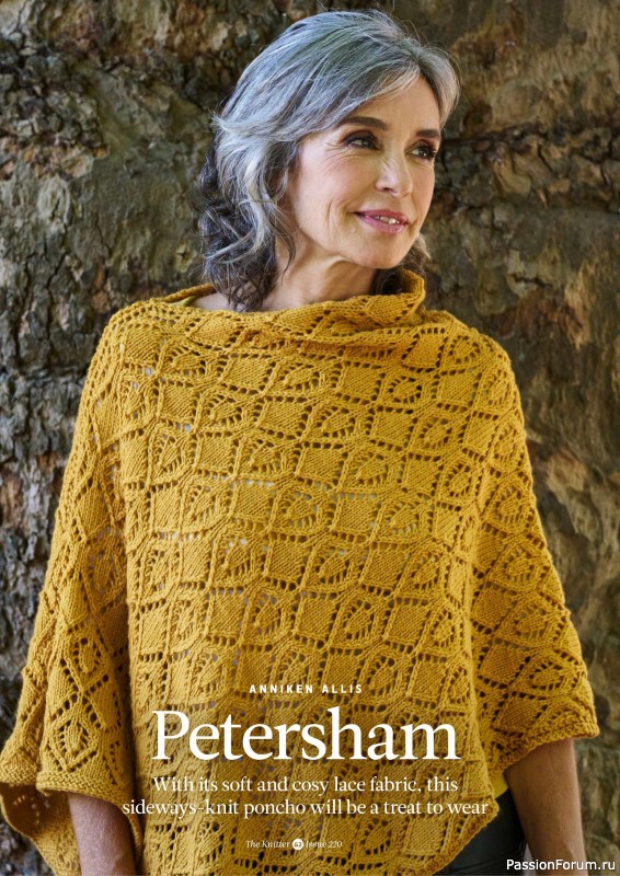 Вязаные проекты спицами в журнале «The Knitter №220 2025»