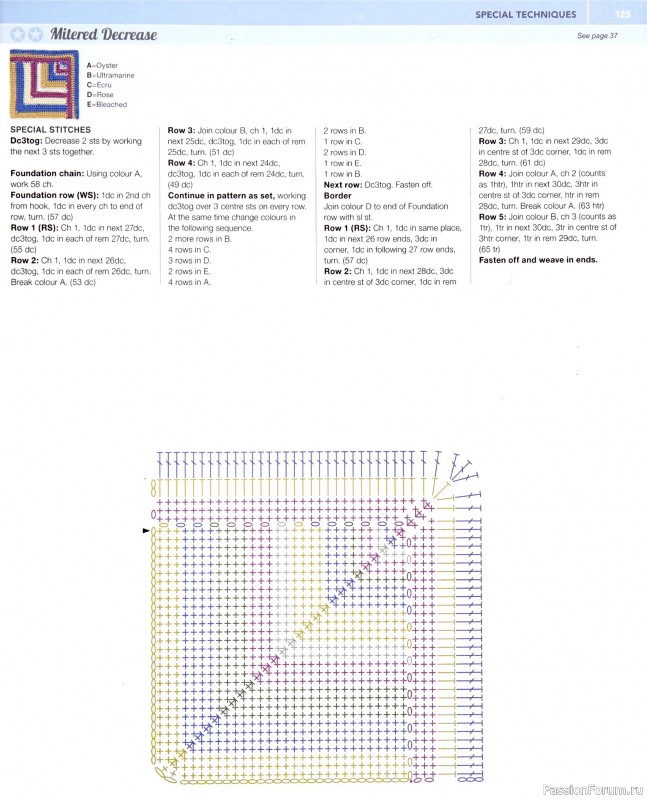 Вязаные проекты в книге «150 Crochet Blocks». Часть 2