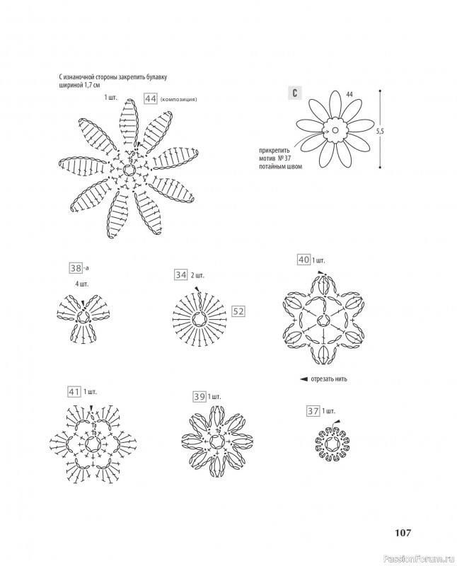 Вязаные проекты в книге &laquo;Ажурное вязание крючком с Казе Кобо&raquo;