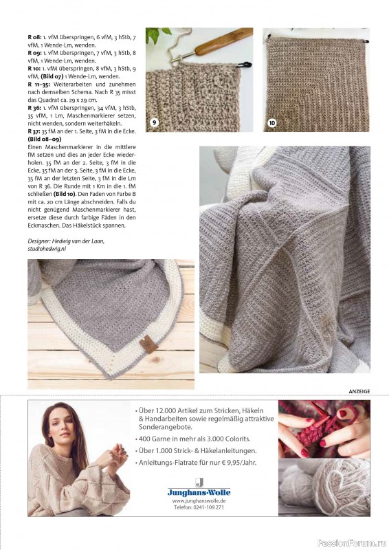 Вязаные проекты в журнале «Hakeln das Maschen Magazin №53 2025»