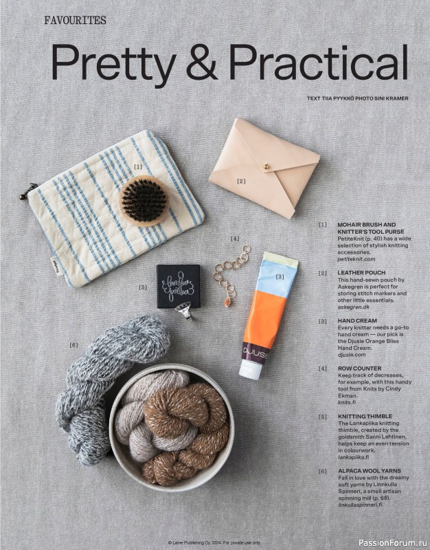 Вязаные проекты в журнале &laquo;Laine Nordic Knits 2024&raquo;. Продолжение