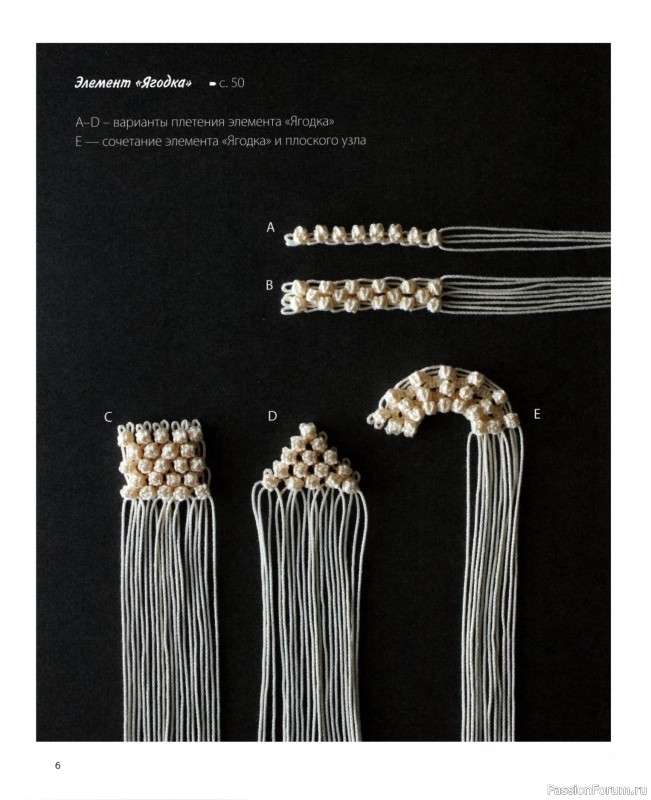 Коллекция проектов для рукодельниц в книге &laquo;Японское ажурное макраме&raquo;