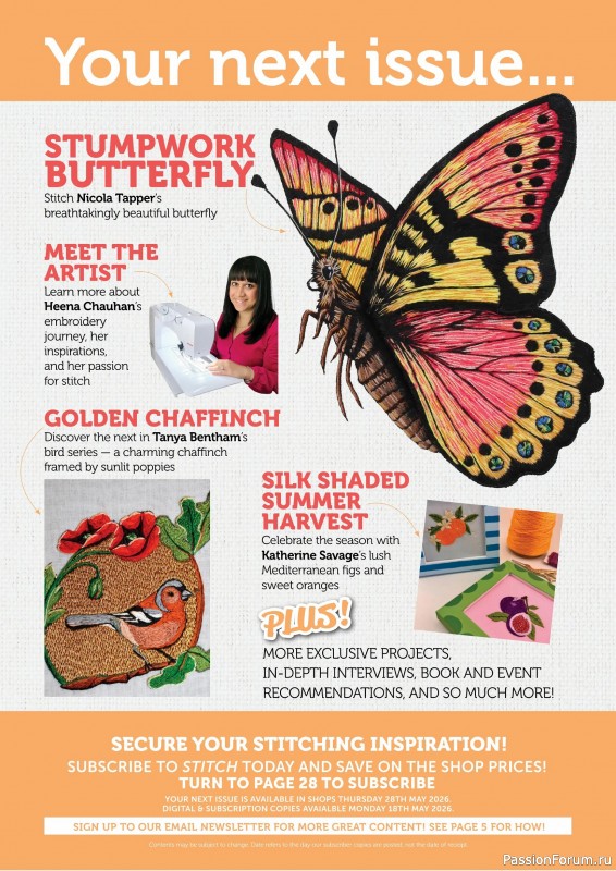 Коллекция проектов для рукодельниц в журнале «Stitch Magazine №160 2026»