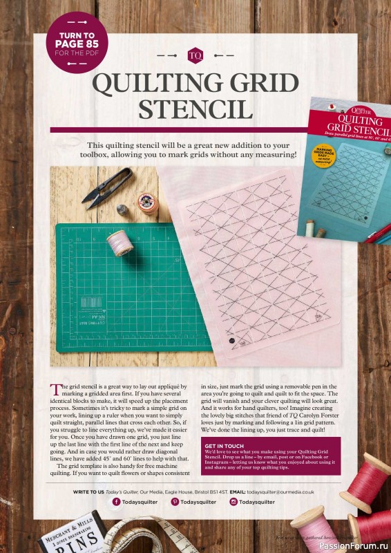 Коллекция проектов для рукодельниц в журнале &laquo;Todays Quilter №138 2026&raquo;