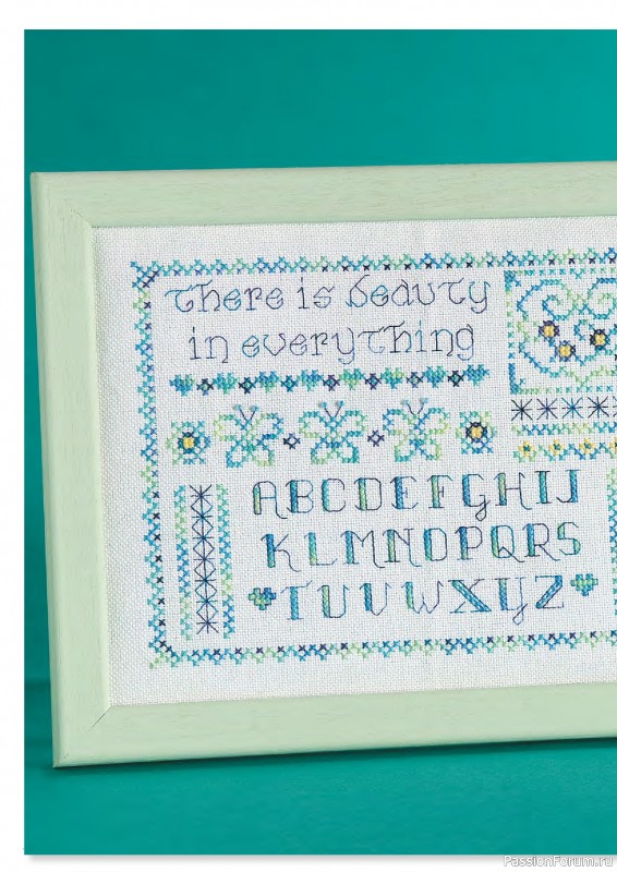 Коллекция вышивки в журнале «Cross Stitch Collection - The Ultimate Alphabets 2026»