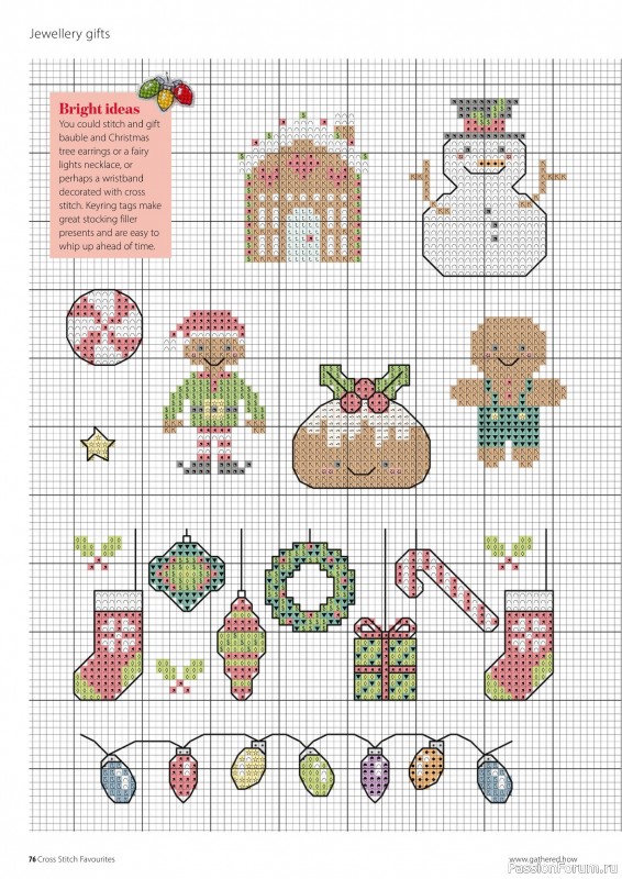 Коллекция вышивки в журнале «Cross Stitch Favourites - Christmas 2025»