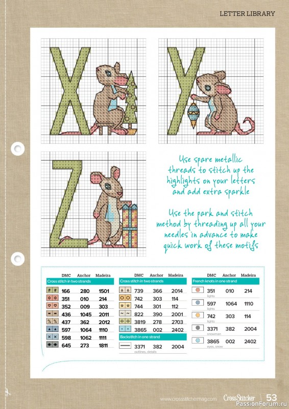 Коллекция вышивки в журнале «CrossStitcher №430 2025»