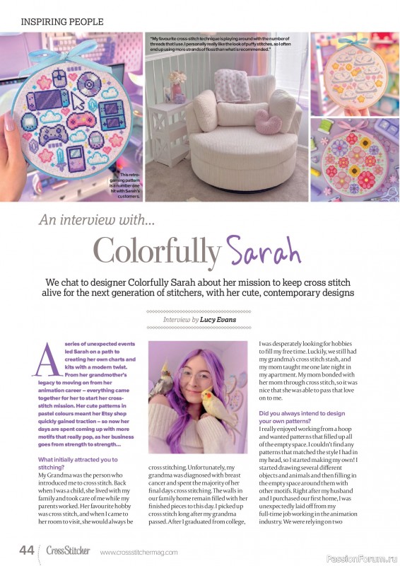 Коллекция вышивки в журнале &laquo;CrossStitcher №438 2026&raquo;