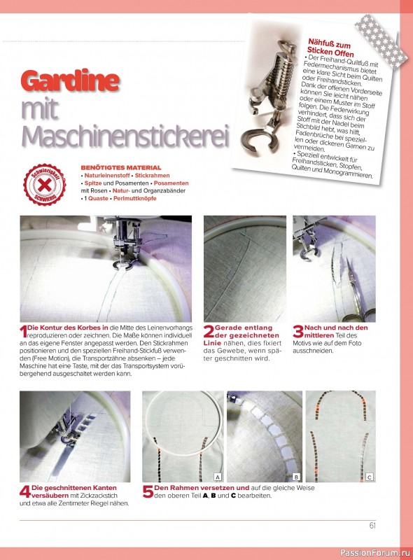 Коллекция проектов для рукодельниц в журнале «I Love Nahen - Februar/Marz 2026»