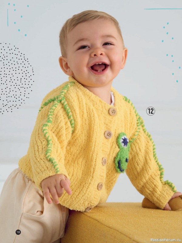 Вязаные модели для детей в журнале «Kinder Maschenmode №3 2026»